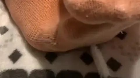 Intimate Ebony Teen Feet ASMR Experience