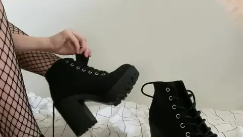 Heel Play Seduction in Black