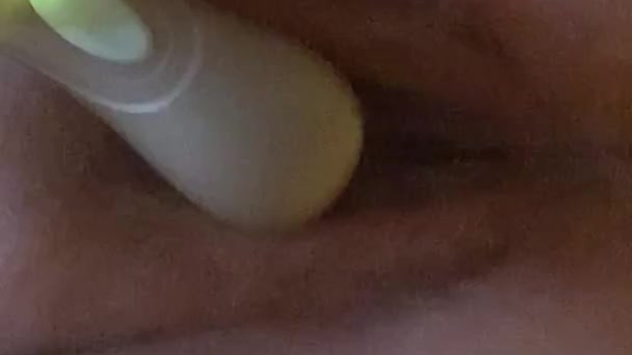 Redhead's Intense Shaking Orgasm Masturbation Video