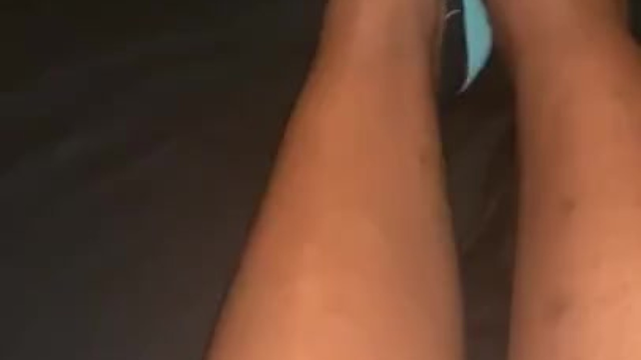 School Girls' Feet Close-Up in POV Style