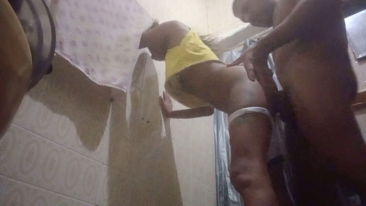 Stepdad's Secret Bathroom Encounter