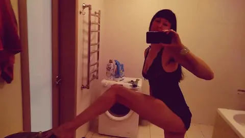 GinnaGg's Hottest Try-On: Russian Mama in New Dress