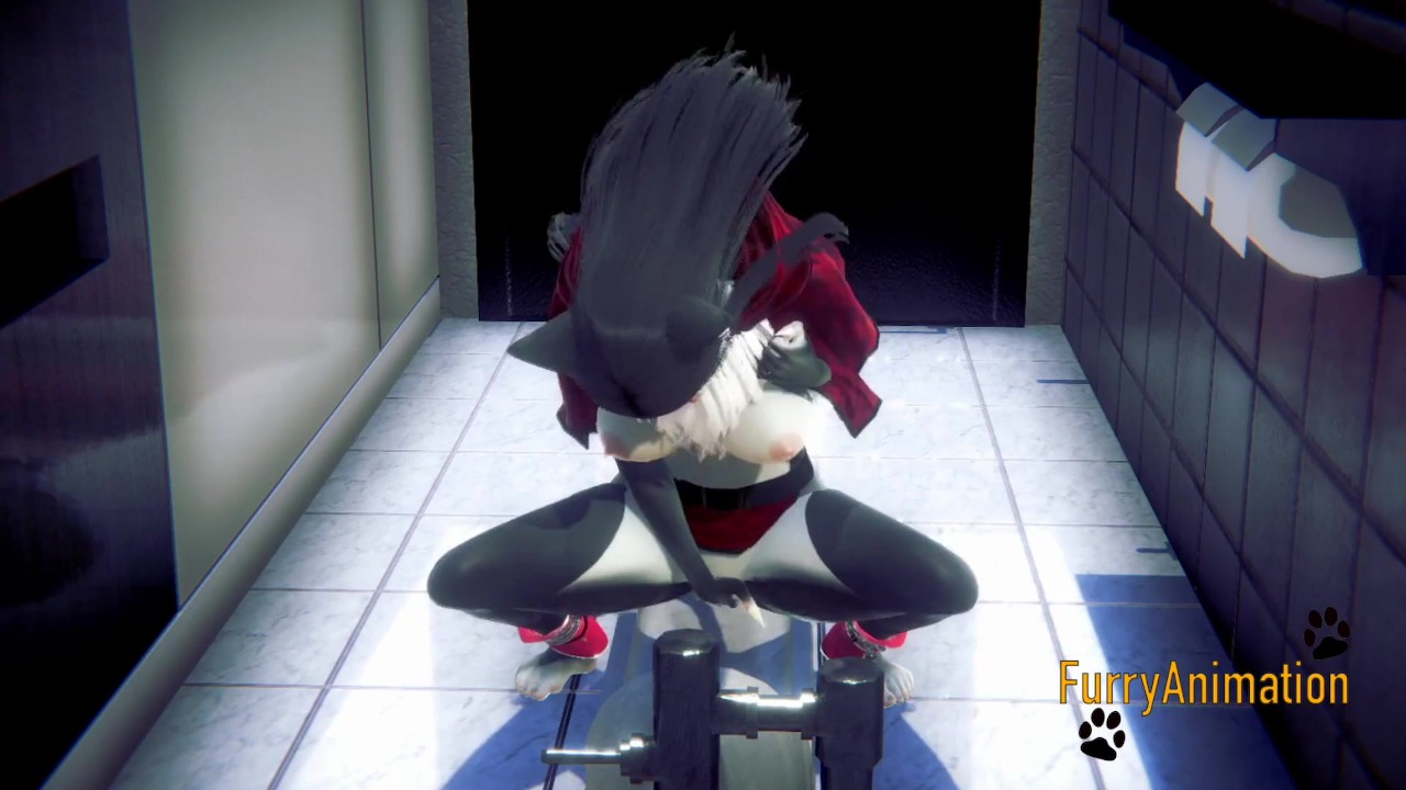 Hentai Furry Fun: Black Kitty's Toilet Adventure