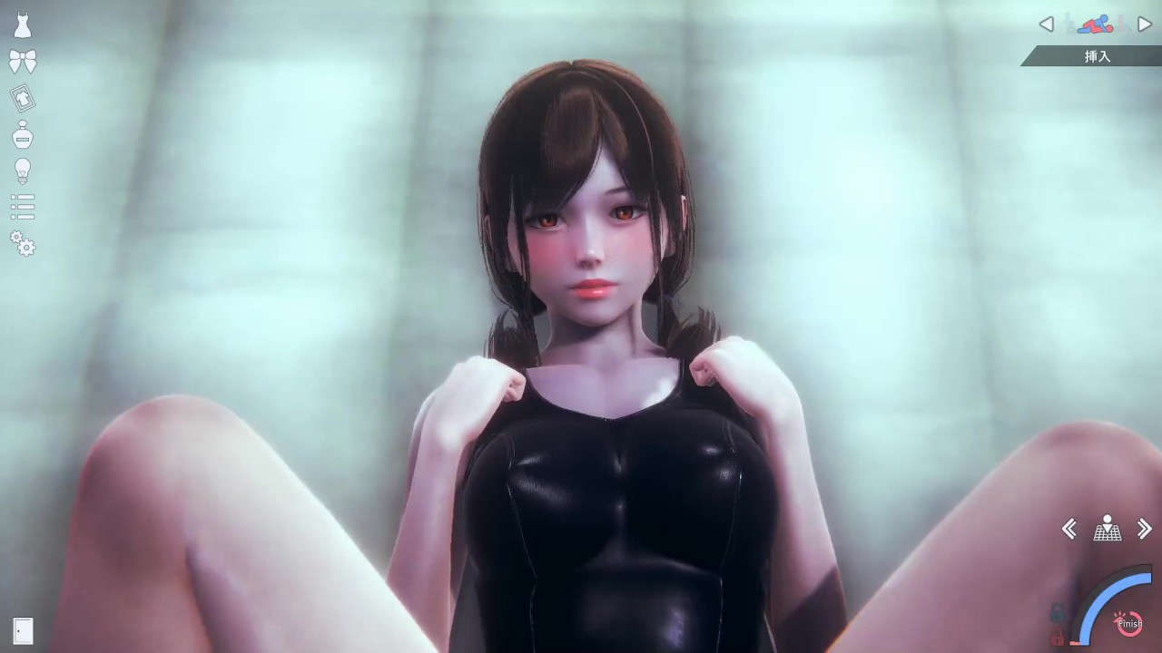 Japanese Schoolgirl in a Revealing Swimsuit