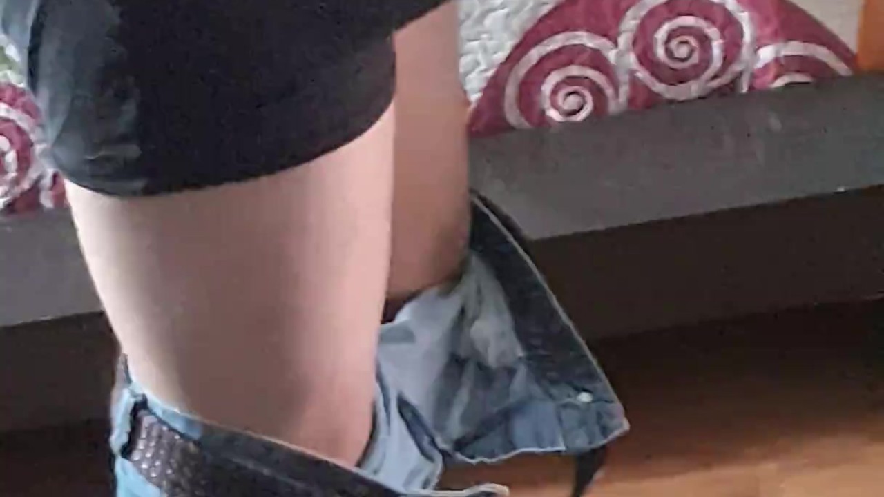 Showing a little bit my dick