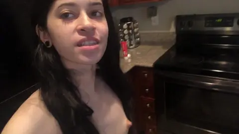 Solo Girl Explores New Home with Dildo Fun