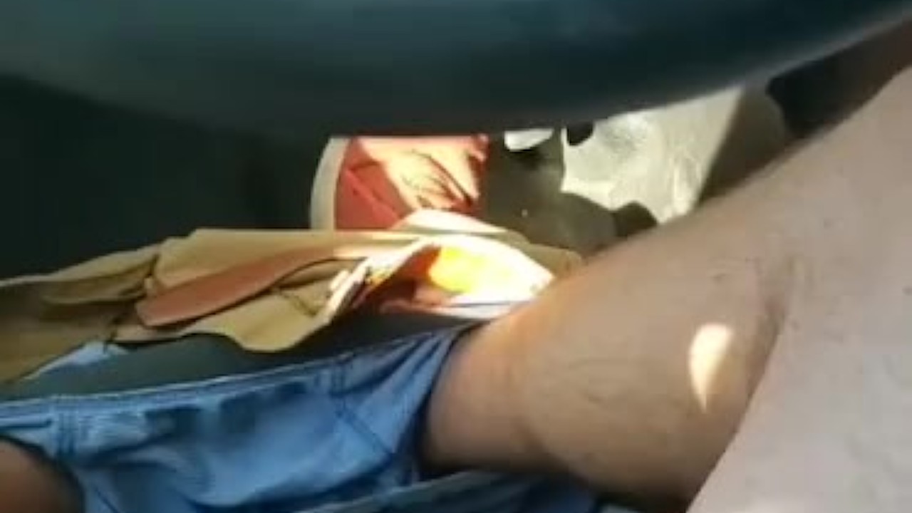 Drive-By Climax: Unexpected Stop Sign Surprise