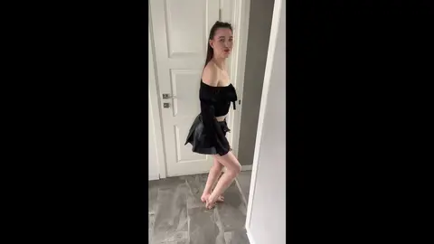 OnlyFans Tease: Skirt Drop for Loyal Fans 💖