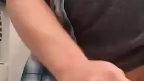 Big Cumshot Release after Work