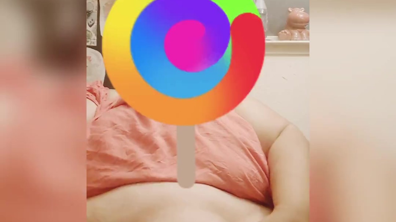 SSBBW Seduction: Belly Play and Pierced Tits Tease