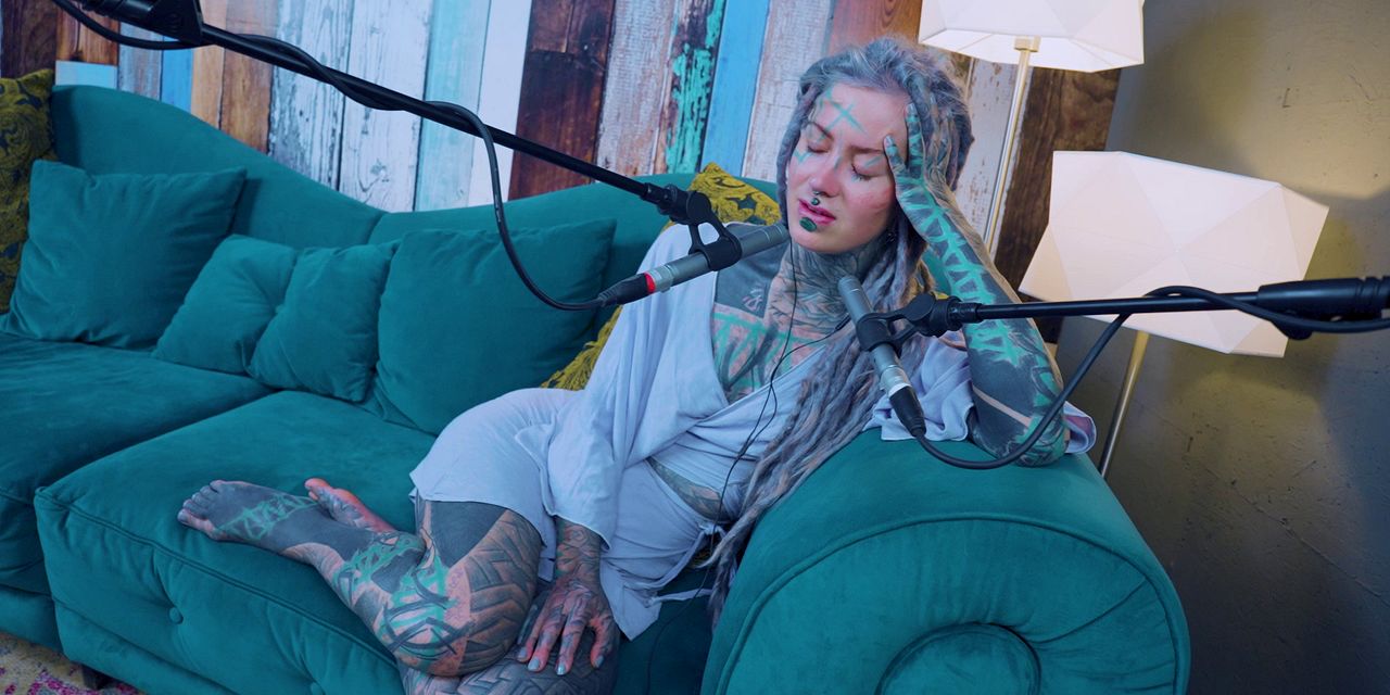 Anuskatzz tattoo model ASMR W - Worry podcast talking