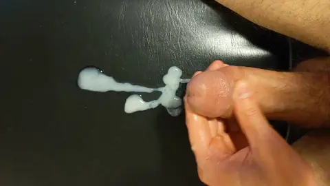 Big Lubed Dick Solo Action & Cumshot