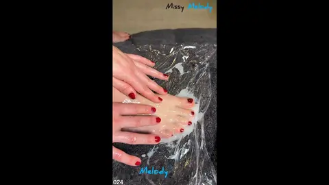 Red Nails and Cum: A Foot Fetish Fantasy Comes Alive