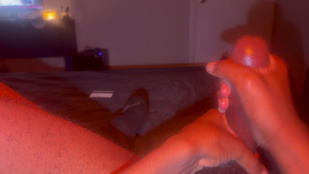 POV BBC 2-Handed Stroking: Intense Solo Experience