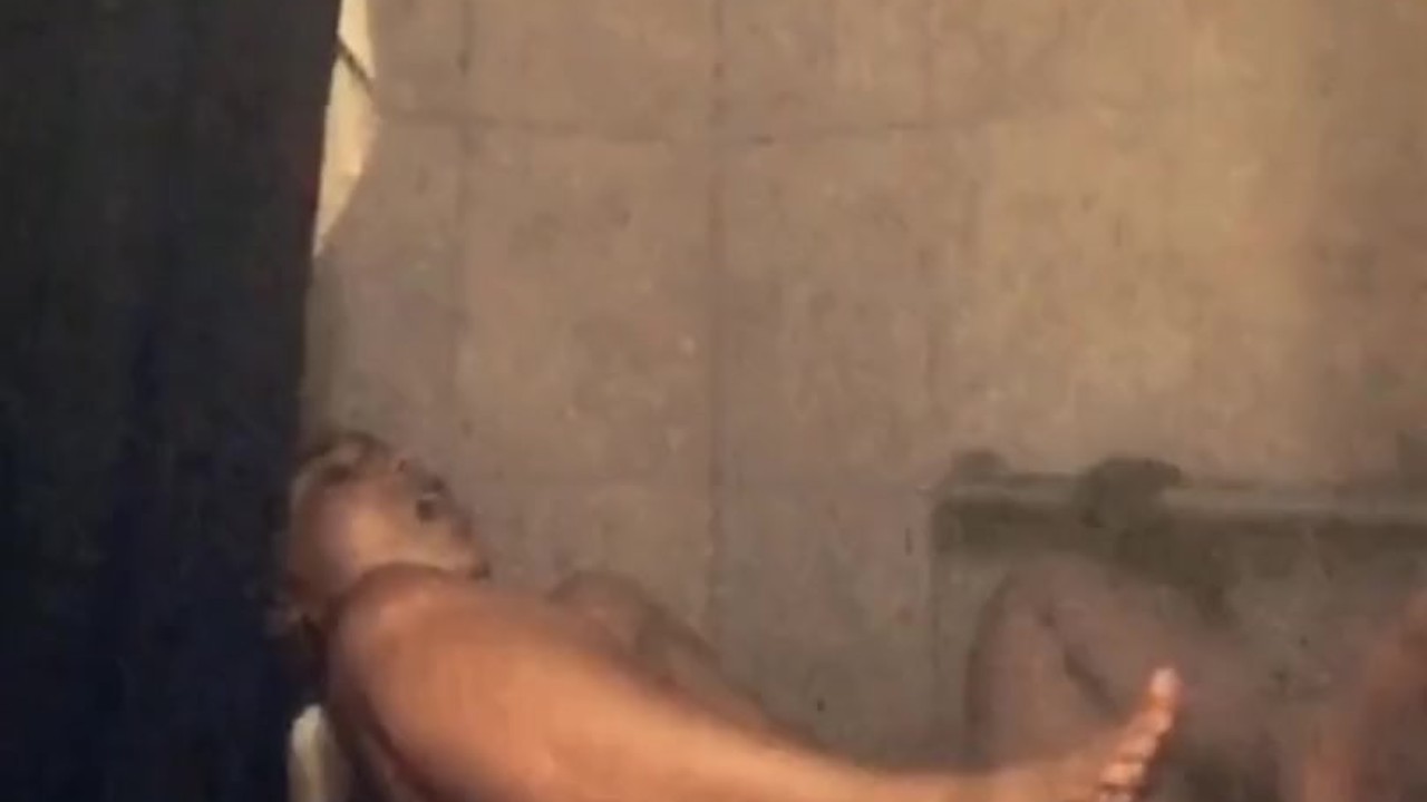 Ebony Babe in Shower Masturbating - HD Solo Moment
