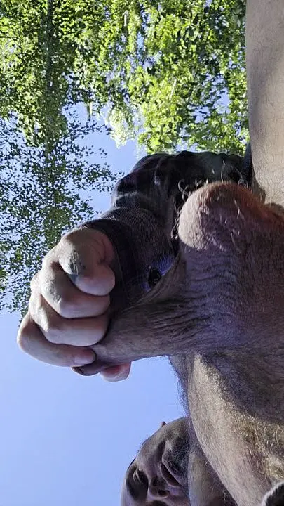 Johnny Bustin a Big Load of Cum at Park – HD 4K Outdoor Scene