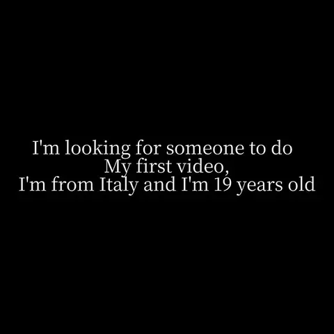 19-Year-Old Italian Amateur First Timer Webcam Video