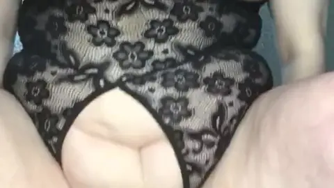 BBW with Huge Natural Tits Gets Fucked from Behind with Dripping creampie
