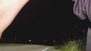Emergency Desperation: Piss Spray on Overpass